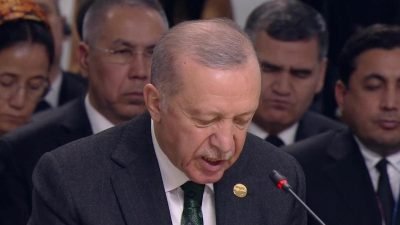  Cumhurbaşkanı Recep Tayyip Erdoğan, 16. BRICS Liderler Zirvesi’nde, “BRICS’in küresel ticaretin