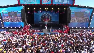  Cumhurbaşkanı Recep Tayyip Erdoğan, Teknofest 2024'te; "Biz her zaman sulhu