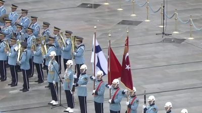Cumhurbaşkanı Recep Tayyip Erdoğan, daveti üzerine Ankara’ya gelen Finlandiya Cumhurbaşkanı
