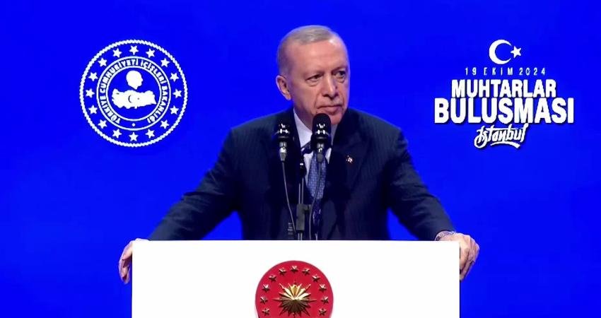 Cumhurbaşkanı Recep Tayyip Erdoğan, “İstanbul Muhtarlar Buluşması” programında, “Gezi olaylarında bir
