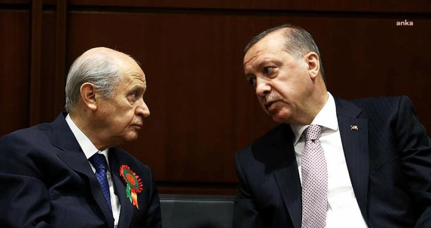Cumhurbaşkanı Recep Tayyip Erdoğan ile MHP Genel Başkanı Devlet Bahçeli,