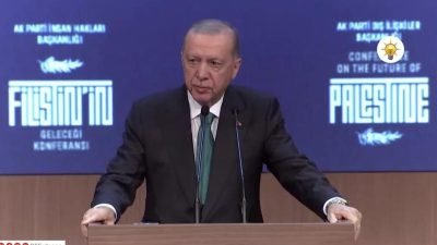 Cumhurbaşkanı ve AK Parti Genel Başkanı Recep Tayyip Erdoğan, Filistin'in