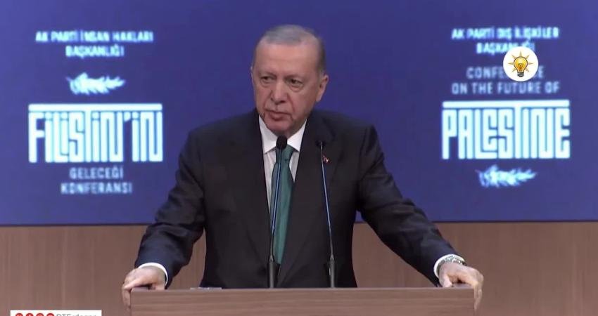Cumhurbaşkanı ve AK Parti Genel Başkanı Recep Tayyip Erdoğan, Filistin'in