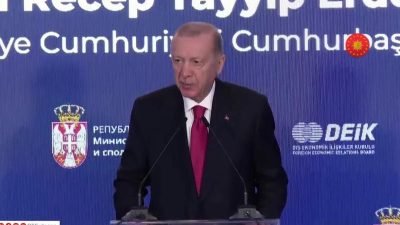Cumhurbaşkanı Recep Tayyip Erdoğan, Türkiye-Sırbistan İş formunda konuştu. Erdoğan "İki