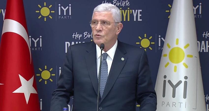 İYİ Parti Genel Başkanı Müsavat Dervişoğlu, yeni bir çözüm süreci
