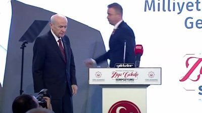 MHP Genel Başkanı Devlet Bahçeli, katıldığı sempozyumda Ziya Gökalp'ten alıntı