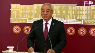 Demokratik Sol Parti (DSP) Genel Başkanı Önder Aksakal, MHP Genel