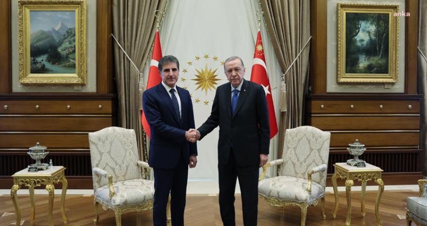 Cumhurbaşkanı Recep Tayyip Erdoğan'ın Irak Kürt Bölgesel Yönetimi (IKBY) Başkanı