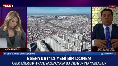 Esenyurt Belediye Başkanı Ahmet Özer, katıldığı canlı yayında göreve geldiği