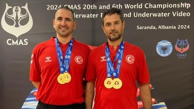 Eskişehir Büyükşehir Spor Kulübü Sualtı Görüntüleme branşı milli sporcusu Erkan
