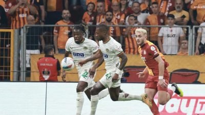 Trendyol Süper Lig'de 8. hafta müsabakasında Galatasaray sahasında ağırladığı Corendon