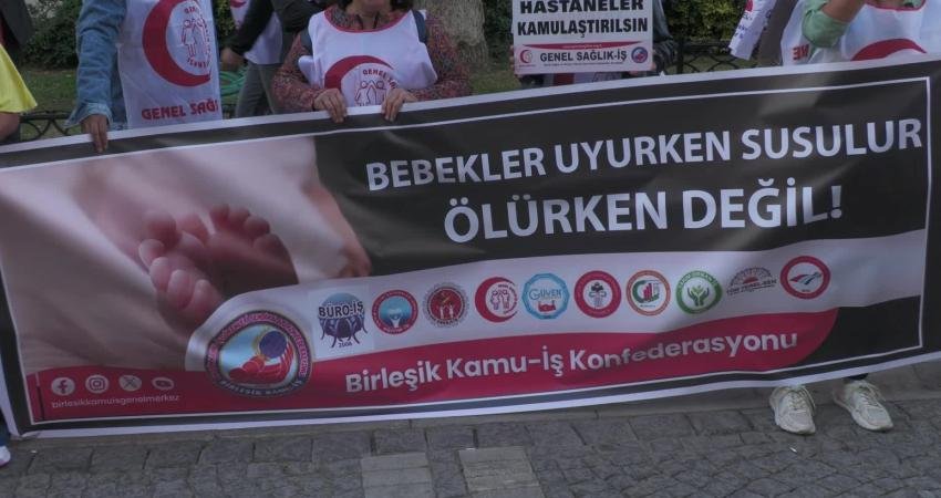 Genel Sağlık-İş Sendikası ve Birleşik Kamu-İş Sendikası, “yenidoğan çetesi”ne ilişkin