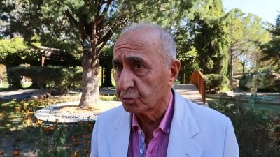 CHP eski genel başkanlarından Hikmet Çetin, Ankara Kahramankazan'da TUSAŞ tesislerine