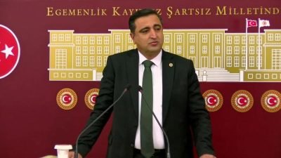 HÜDA PAR Sözcüsü Serkan Ramanlı, Esenyurt Belediyesi’ne yapılan kayyum atamasına