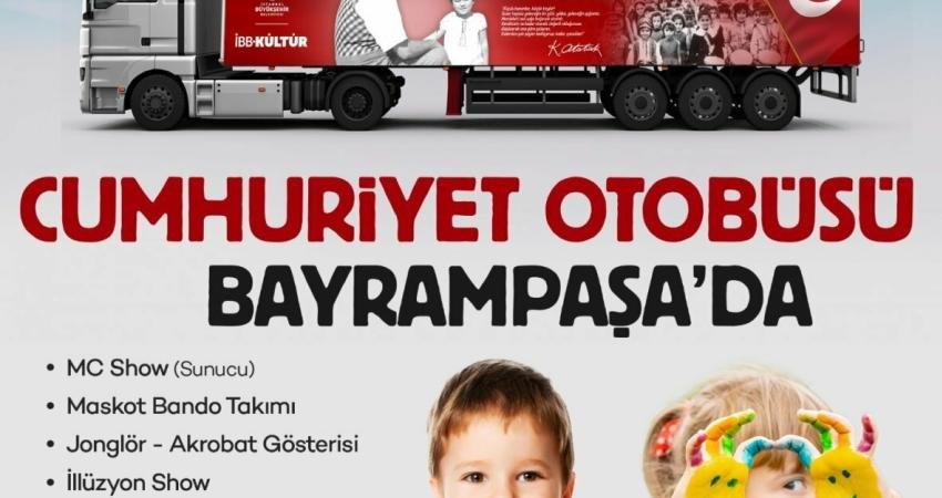İstanbul Büyükşehir Belediyesi’nin (İBB) çocukları eğlendirmek amacıyla mahalle mahalle gezen