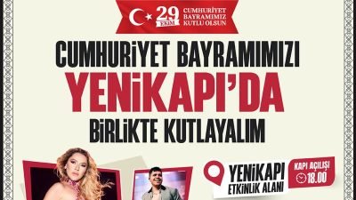 Cumhuriyetin 101’inci kuruluş yıl dönümünde kişiselleştirilmiş İstanbulkart sahiplerine İstanbul’da toplu