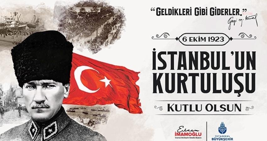 İstanbul Büyükşehir Belediyesi (İBB), kentin kurtuluşunun 101’inci yılını konserlerle, atölyelerle