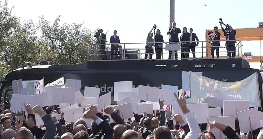 İYİ Parti Genel Başkanı Müsavat Dervişoğlu, İYİ Parti'nin kuruluşunun 7'nci
