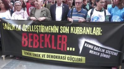 İzmir Emek ve Demokrasi Güçleri, “Yenidoğan Bebek Çetesi” skandalına tepki