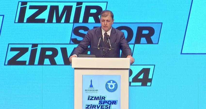 İzmir Spor Zirvesi açılış töreninde konuşan İZBB Başkanı Cemil Tugay,
