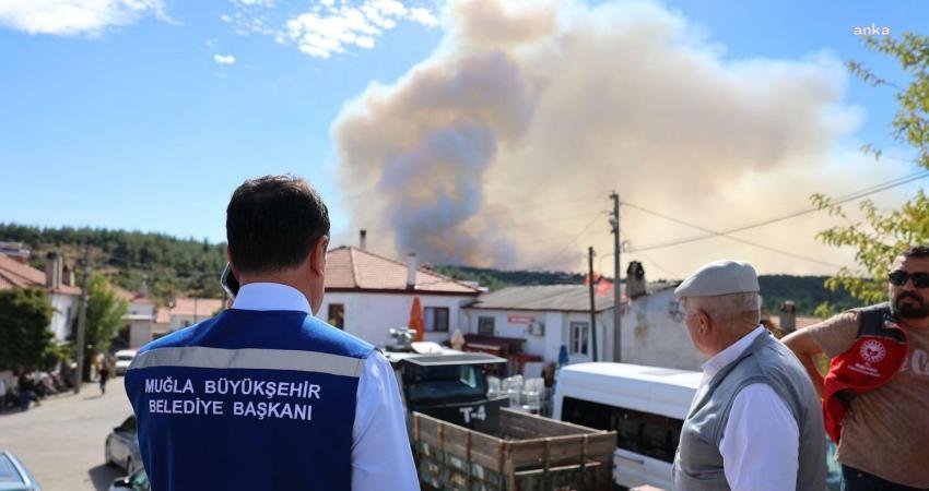 Muğla Büyükşehir Belediyesi, il genelinde dün akşam saatlerinde başlayan orman