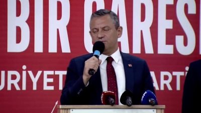 CHP Genel Başkanı Özgür Özel, Esenyurt’taki üye katılım töreninde konuştu,