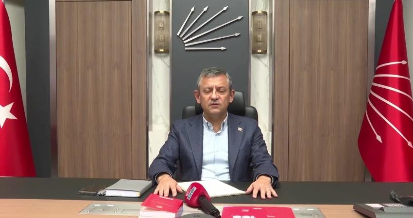 CHP Genel Başkanı Özgür Özel, "27 Ekim Pazar günü saat 14.30'da