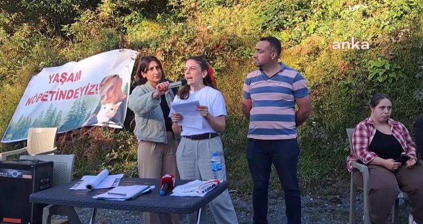 Çifteköprü Köyü Tarımsal Kalkınma Kooperatifi'nin çağrısıyla Hopa Cankurtaran'da, Reşit Kibar'ın