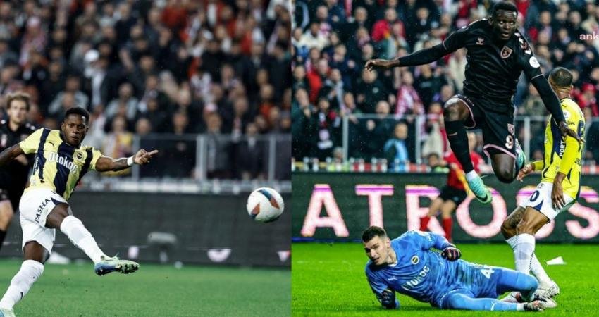 Trendyol Süper Lig'de 9.haftanın zorlu maçında Samsunspor sahasında Fenerbahçe ile
