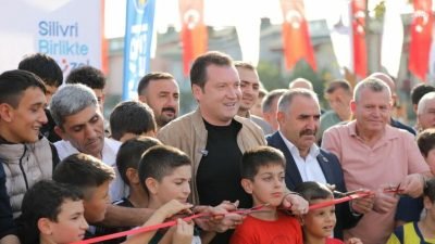 Silivri Belediye Başkanı Bora Balcıoğlu Cumhuriyet Mahallesi’nde yapımı tamamlanan Hacı