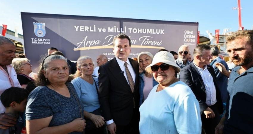 Silivri Belediyesi, Yerli ve Milli Tohumluk Arpa Dağıtım Töreni düzenledi. Silivri