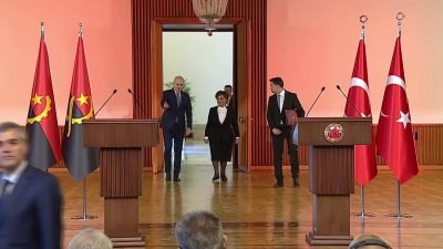 TBMM Başkanı Numan Kurtulmuş, Angola Meclis Başkanı Carolina Cerqueira ile
