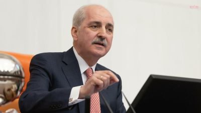 TBMM Başkanı Numan Kurtulmuş, Dışişleri Bakanı Hakan Fidan ve Milli