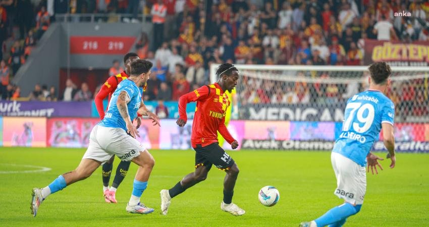 Trendyol Süper Lig'in 10. haftasında Göztepe sahasında Trabzonspor'u 2-1 mağlup