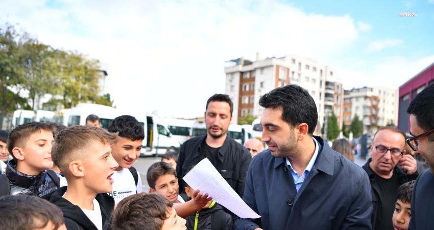 Saha ziyaretleri kapsamında Evliya Çelebi Ortaokulu’na konuk olan Tuzla Belediye