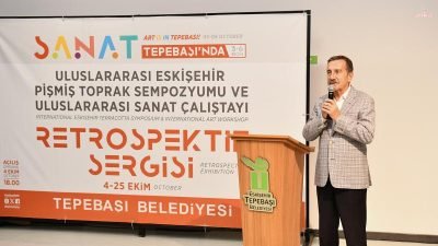 “Sanat Tepebaşı’nda” etkinliği kapsamında hazırlanan Uluslararası Pişmiş Toprak Sempozyumu ve