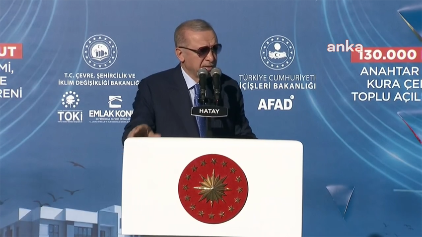 Cumhurbaşkanı Recep Tayyip Erdoğan, Hatay’daki törende; “31 Mart’ta 10 yıllık