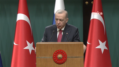 Cumhurbaşkanı Recep Tayyip Erdoğan, Finlandiya Cumhurbaşkanı Alexander Stubb ile yaptığı