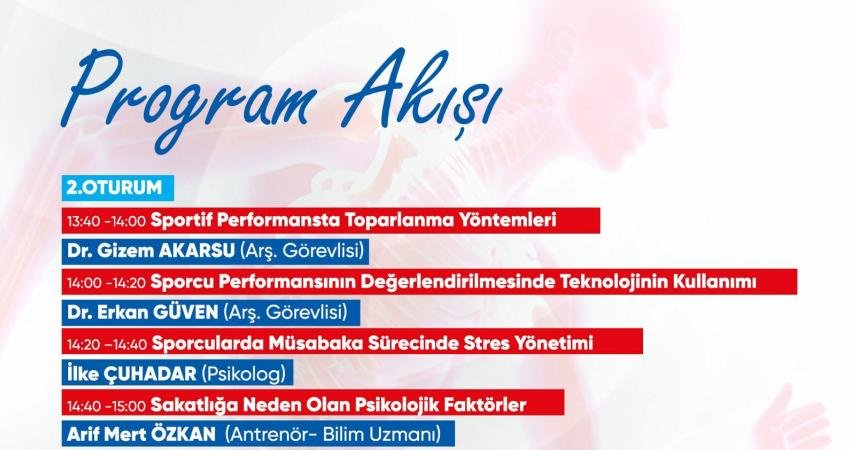 Yenişehir Belediyesi, sporcunun sağlığına dair önemli konuların ele alınacağı "Sporcu
