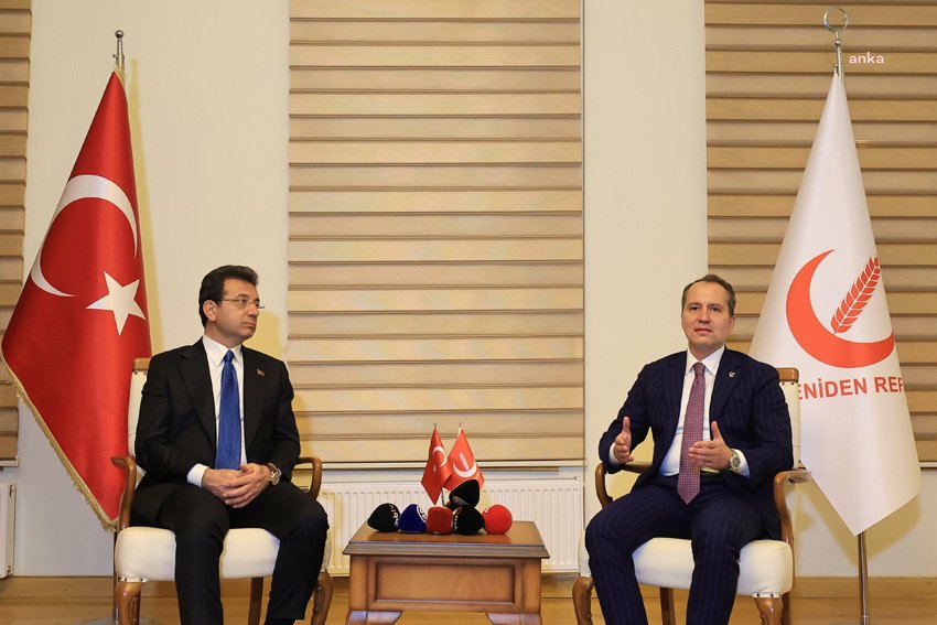 TBB ve İBB Başkanı Ekrem İmamoğlu, Yeniden Refah Partisi Genel