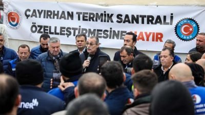 Ankara’nın Nallıhan ilçesinde bulunan Çayırhan Termik Santrali maden sahalarının özelleştirme