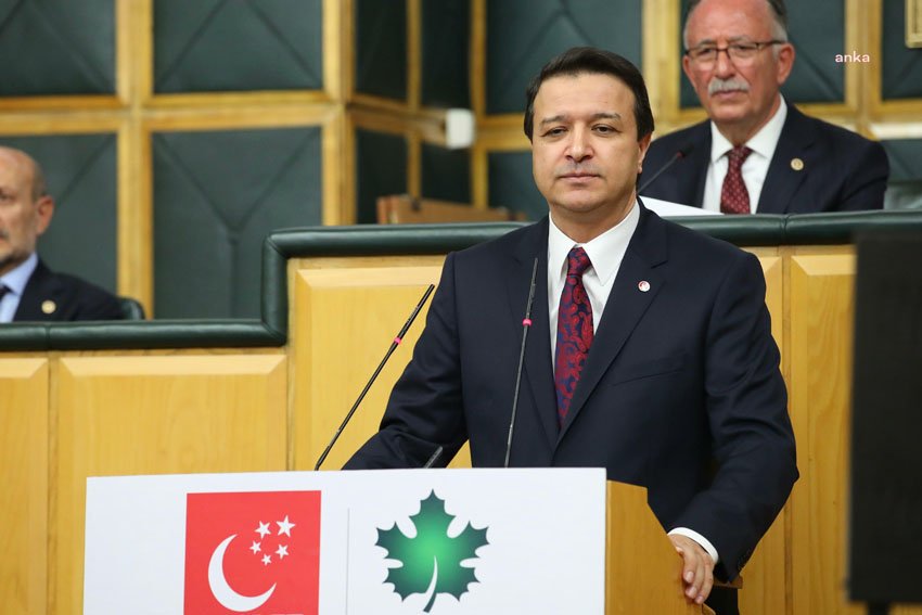 Saadet- Gelecek Partisi TBMM ortak grup toplantısında konuşan Saadet Partisi