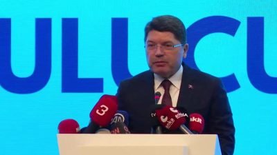 .Arabuluculuk Haftası kapsamında düzenlenen sempozyuma katılan Adalet Bakanı Yılmaz Tunç,