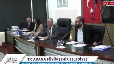 Adana Büyükşehir Belediye Meclisi’nde Başkanı Zeydan Karalar’ın teğmenlerin ihraç talebiyle