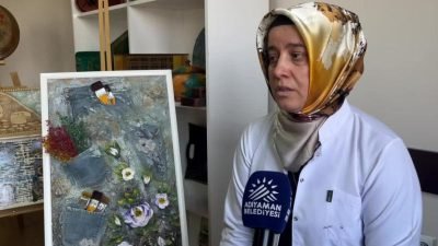 Adıyaman Belediyesi Kadın Gençlik Merkezleri’nde eğitim gören kadınlar 6 Şubat