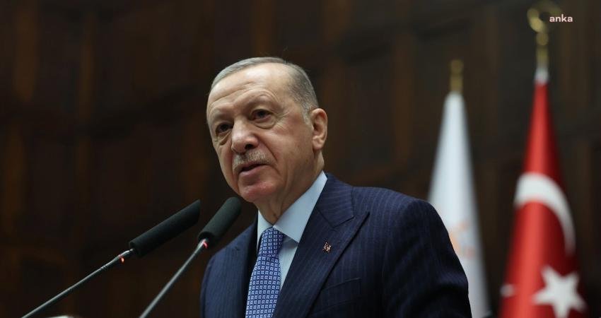 Cumhurbaşkanı ve AK Parti Grup Başkanı Recep Tayyip Erdoğan, partisinin