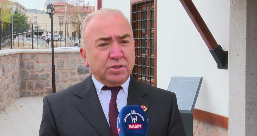 Ankara Büyükşehir Belediyesi (ABB) 19. yüzyılda inşa edilen Hamidiye Camii'nde