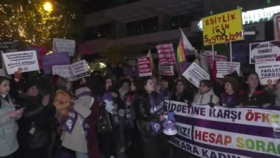 Ankara’da kadınlar 25 Kasım Kadına Yönelik Şiddete Karşı Uluslararası Dayanışma