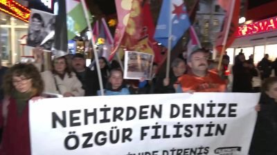 Filistin'de İşgale Son Platformu Ankara'da, Filistin'e destek yürüyüşü düzenledi. Platform sözcüsü
