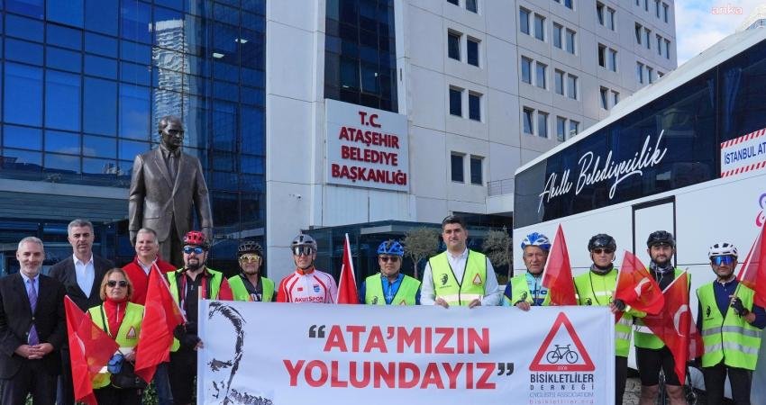 Ataşehir Belediyesi ve Bisikletliler Derneği, 10 Kasım’da Atatürk’ü ebedi istirahatgahında